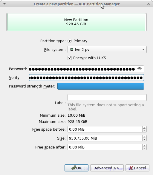 HDD Linux PV