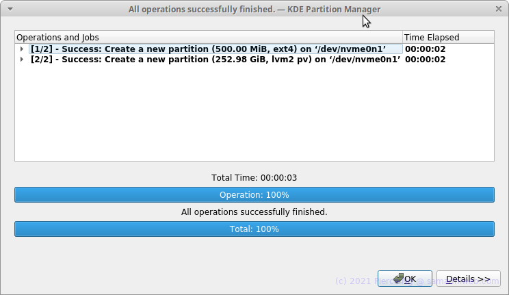 SSD Partitioned