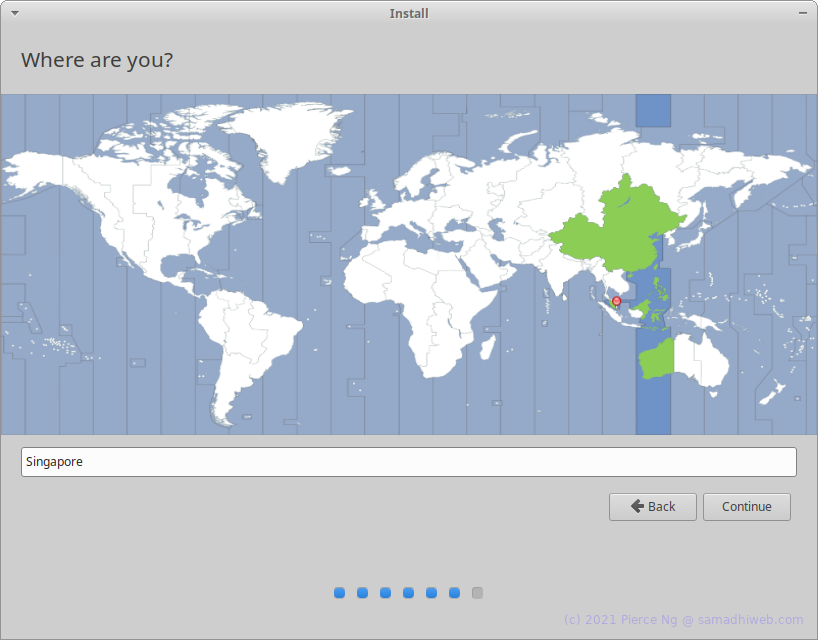 Installer Timezone